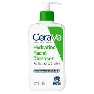 CeraVe Hydrating Cream-to-Foam Facial Cleanser with Hyaluronic Acid