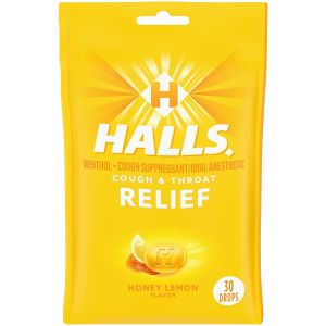 Halls Honey Lemon Bag