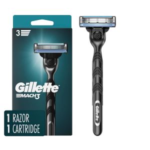 Gillette Mach3 3-Blade Razor + 1 Razor Blade Refill