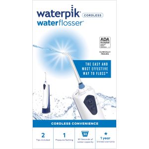 Waterpik Cordless Rechargeable Water Flosser WP-360 – White