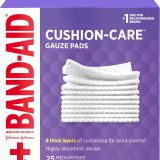 Band-Aid Brand Cushion-Care Gauze Pads - Medium