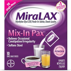 MiraLAX Mix-In Pax Single Dose Packets