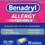 Benadryl Allergy Dye-Free Liqui-Gels