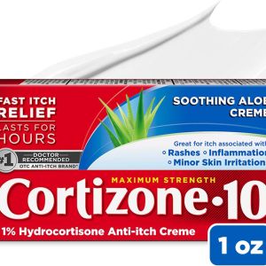 Cortizone 10 Maximum Strength Anti-Itch Cream with Soothing Aloe